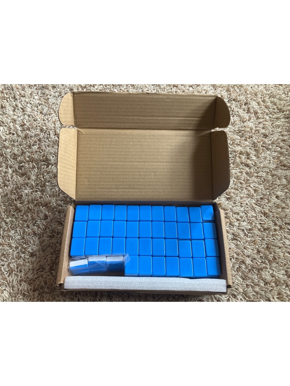 American Mahjong Tiles Set - 166pcs Blue Melamine Tiles, 1.2” Standard Size - Picture 3 of 11